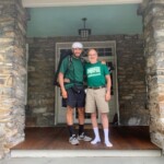 Hiker Jose with host Ed Wheeles (co-host Chris Craig not pictured)